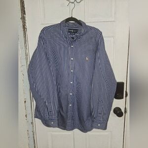 Ralph Lauren Classic Fit Long Sleeve Button Down Shirt Xl